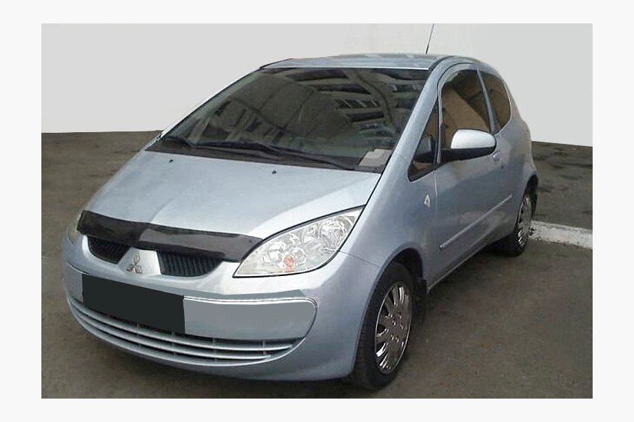 Mitsubishi Colt 2004-2012 Deflecteur de capot 2009+ (SIM) Image