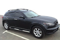 Infiniti FX 2003-2008 Déflecteurs de Vitres (4 pcs, SIM) photo 1