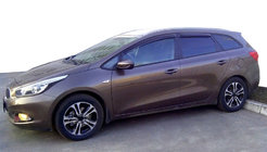 Kia Ceed 2012-2018 Déflecteurs d'air WG (4 pcs, SIM) photo 1