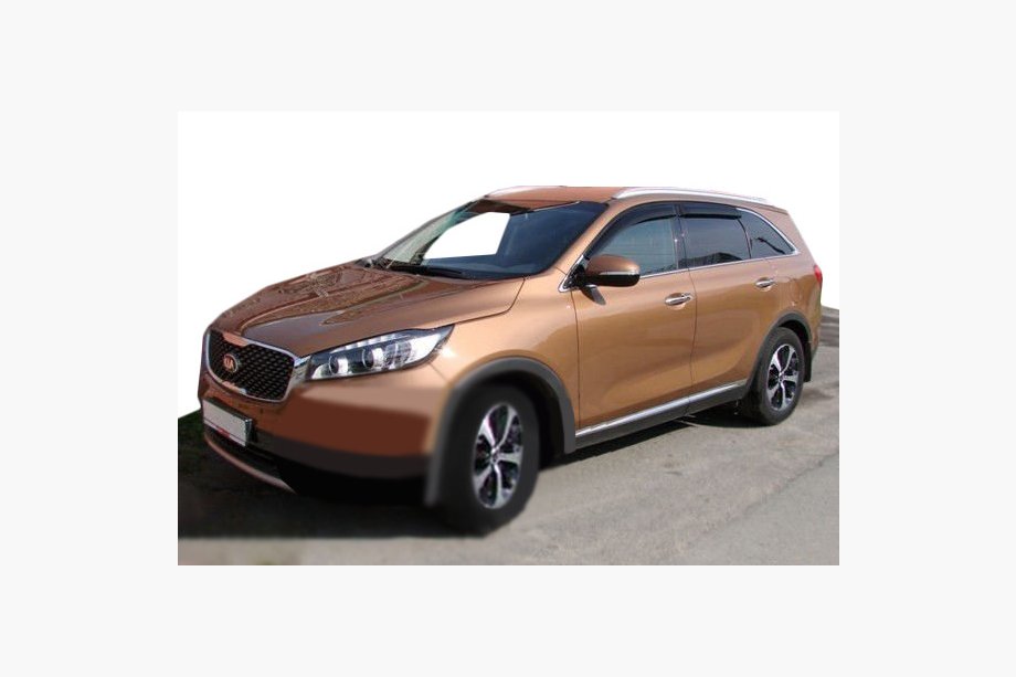 Kia Sorento III UM 2014-2020 Déflecteurs de Vitres (4 pcs, SIM) Image