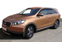 Kia Sorento III UM 2014-2020 Déflecteurs de Vitres (4 pcs, SIM) photo 1