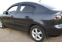 Mazda 3 2003-2009 Déflecteurs d'air SD (4 pcs, SIM) photo 1
