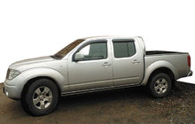 Nissan Navara 2006-2015 Déflecteurs de Vitres (4pcs, SIM) photo 1