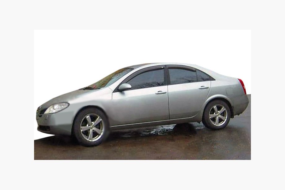 Nissan Primera P12 2002–2007 Déflecteurs de Vitres (4pcs, SIM) Image