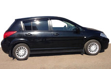 Nissan Tiida 2004-2011 Déflecteurs de Vitres HB (4 pcs, ANV) photo 1