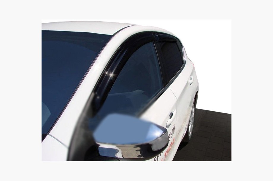 Nissan Tiida 2011-2014 Déflecteurs de Vitres HB (4pcs, SIM) Image