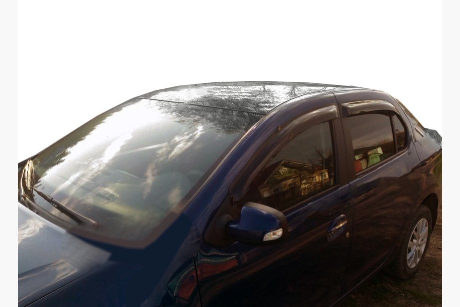 Renault Logan II 2013-2022 Déflecteurs d'air SD (4 pcs, SIM) Image