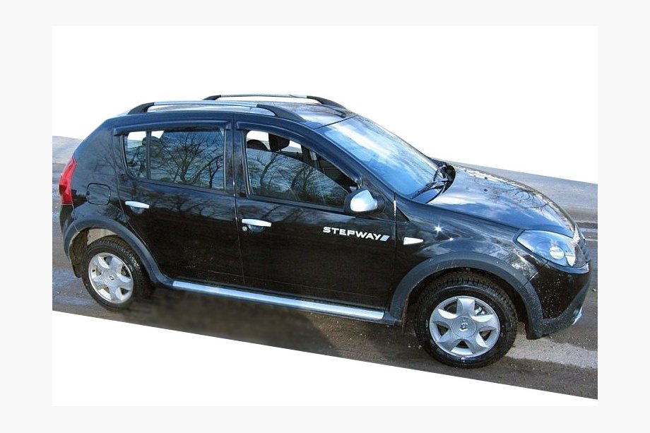Renault Sandero 2007-2013 Déflecteurs de Vitres (4 pcs, SIM) Image