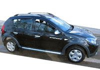 Renault Sandero 2007-2013 Déflecteurs de Vitres (4 pcs, SIM) photo 1