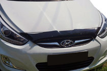 Hyundai Accent 2011-2017 Deflecteur de capot court 2010-2014 (SIM) photo 1
