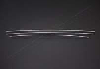 Renault Clio III 2005-2012 Couvre-grille de pare-chocs (3 pcs, inox) photo 1