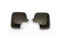 Renault Trafic 2015- Coques de Rétroviseurs (2 pcs, Chrome Noir) photo 1