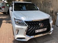 Lexus LX570/450d 2008-2022 Pare-chocs avant pour 2008-2015 style restylé (apprêté pour peinture) photo 2