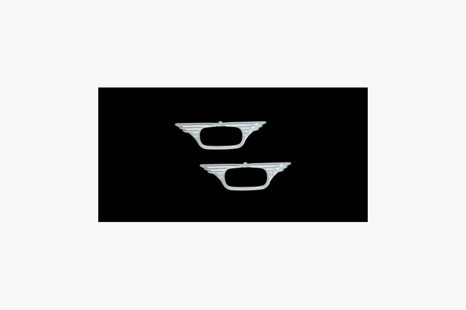 Audi A6 C6 2004-2011 Contour de clignotant (2 pcs, Plastique) Image