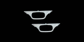 Audi A6 C6 2004-2011 Contour de clignotant (2 pcs, Plastique) photo 1