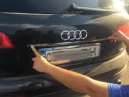 Audi Q7 2005-2015 Baguette chromée au-dessus de la plaque Carmos (inox) photo 1