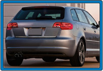 Audi A3 2012-2020 Baguette de coffre inox photo 2