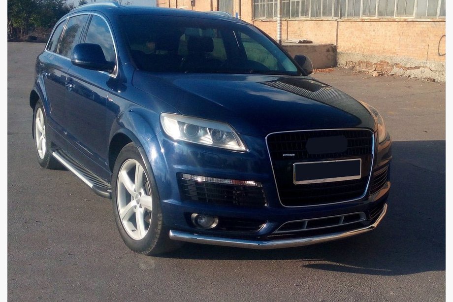 Audi Q7 2005-2015 Marchepieds Latéraux Line (2 pcs, Aluminium) Image