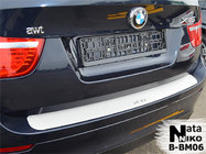 BMW X6 E71 2008–2014 Protection de pare-chocs arrière Natanika (inox) photo 1