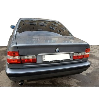 Baguette chromée au-dessus de la plaque d'immatriculation (inox) BMW 5 Series E34 1988-1995 photo 1
