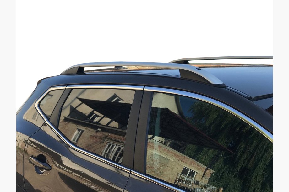 Nissan Qashqai 2014-2021 Barres de Toit Skyport GREY Photo 3