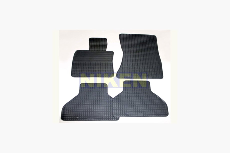 BMW X5 E53 1999–2006 Tapis de sol en caoutchouc d'origine (Doma, 4 pcs) Photo 1