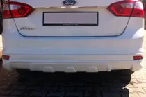 Ford Focus III 2011-2017 Cache pare-chocs arrière Sedan 2011-2015 (apprêté pour peinture) photo 2