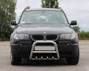BMW X3 E83 2003-2010 Pare-buffle (Inox) 51 mm photo 1