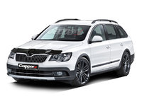Skoda Superb 2009-2015 Deflecteur de capot 2013-2015 (EuroCap) photo 3