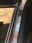 Mazda CX-5 2017–2025 Seuils de porte inox Nataniko (4 pcs, acier inoxydable) Premium - Bande 3M, 0,8mm photo 1