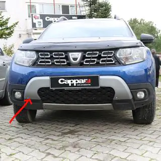 Cache supérieur de pare-chocs avant (ABS, gris) Renault Duster 2018-2024 photo 1