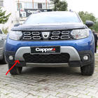 Renault Duster 2018-2024 Cache supérieur de pare-chocs avant (ABS, gris) photo 1