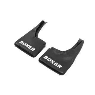 Bavettes avant moulées avec renfoncement (2 pcs)