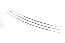 Peugeot 407 2004-2011 Couvre-Calandre Chromés (3 pcs, Acier Inoxydable) OmsaLine - Inox Italien photo 2