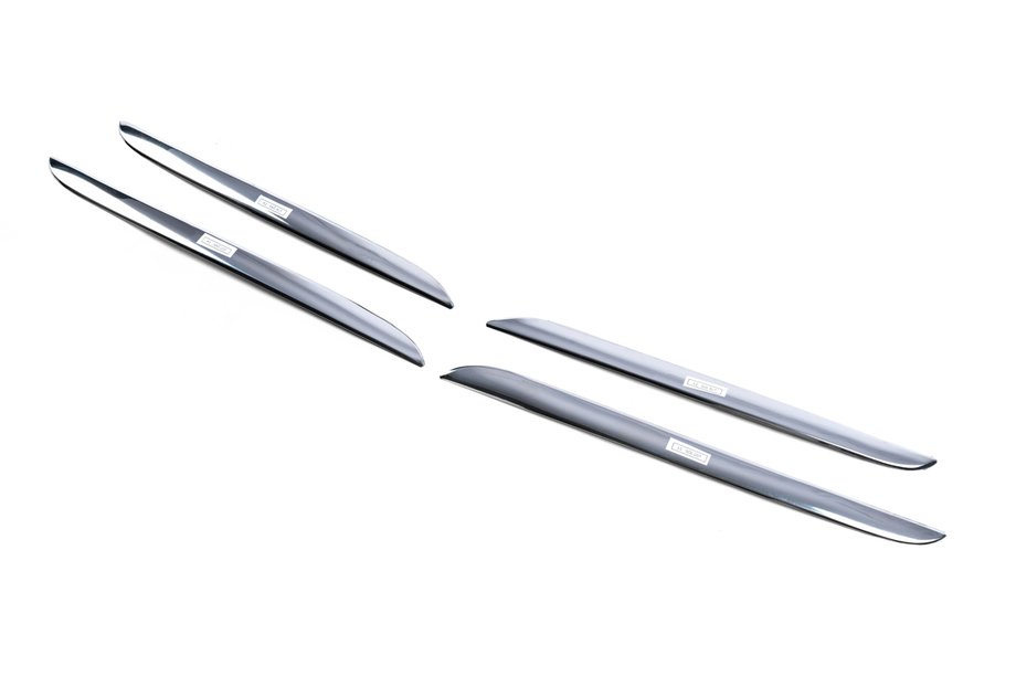 Mercedes C-class W205 2014-2021 Cache calandre inox Image