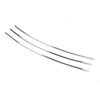 Inserts de calandre de pare-chocs Capot Droit (3 pcs, Inox) photo 2