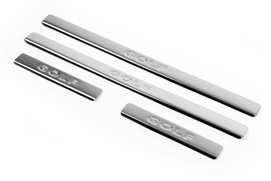 Volkswagen Golf 7/E-Golf 2012-2020 Seuils de porte OmsaLine V1 (4 pcs, inox) Image