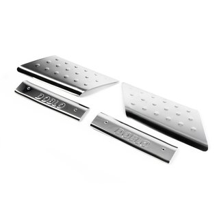 Couvre seuils intérieurs (Omsa, inox) Fiat Doblo I 2001-2005 photo 3