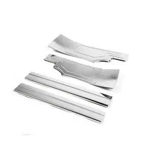 Seuils de porte intérieurs inox OmsaLine (4 pcs) Ford Connect 2014-2021 photo 1