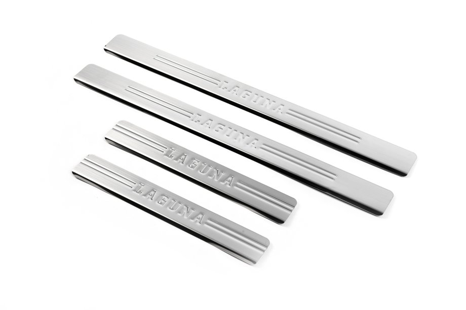 Renault Laguna 2001-2007 Seuils de porte OmsaLine (4 pcs, inox) Photo 3
