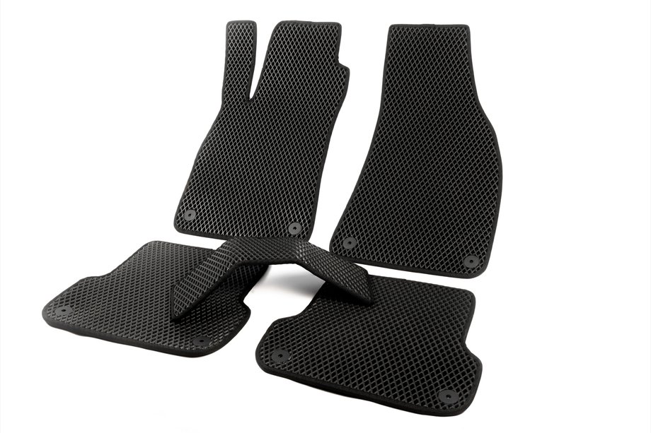 Audi A4 B6 2000-2004 Tapis de sol EVA (noirs) Image