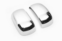Fiat Doblo I 2005-2010 Coques de Rétroviseurs Chromées (2 pcs, plastique) photo 4