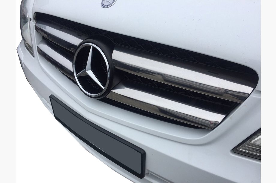 Mercedes Vito W639 2004-2014 Couvre-Calandre 2010-2015 Acier Inoxydable Carmos - Acier Inoxydable Turc Image