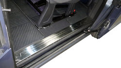 Ford Custom 2013-2022 Seuils de porte inox OmsaLine 4 Portes photo 1