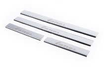 Chevrolet Lanos 1998–2017 Seuils de porte sur bord de carrosserie (Carmos V1, inox) photo 1
