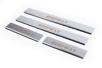 Dacia Sandero 2007-2013 Seuils de porte Carmos V1 (4 pcs, inox) photo 1