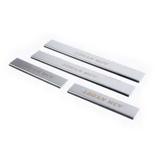 Seuils de porte Carmos V1 (4 pcs, inox) Dacia Logan MCV 2013-2020 photo 3
