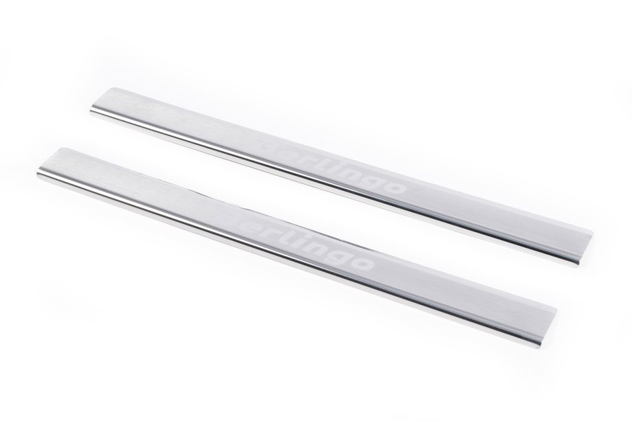Citroen Berlingo 2008-2018 Seuils de porte Carmos V1 inox Portes avant et arrière (4 pcs) Image
