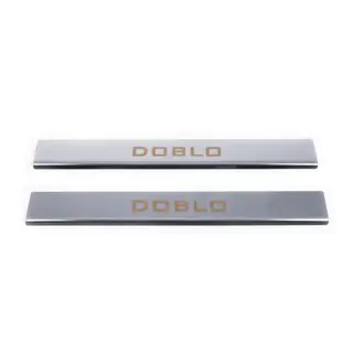 Seuils de porte inox (Carmos, 2 pcs) Fiat Doblo I 2001-2005 photo 1