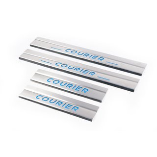 Seuils de porte inox Carmos V2 (4 pcs) Ford Courier 2014-2023 photo 1
